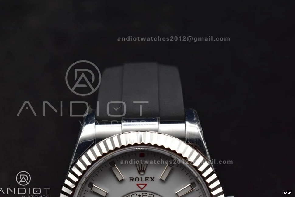 White 1:1 A23J Strap Oysterflex SS on Weight) Best Sky-Dweller Dial (Gain Edition ZF 336239 0217